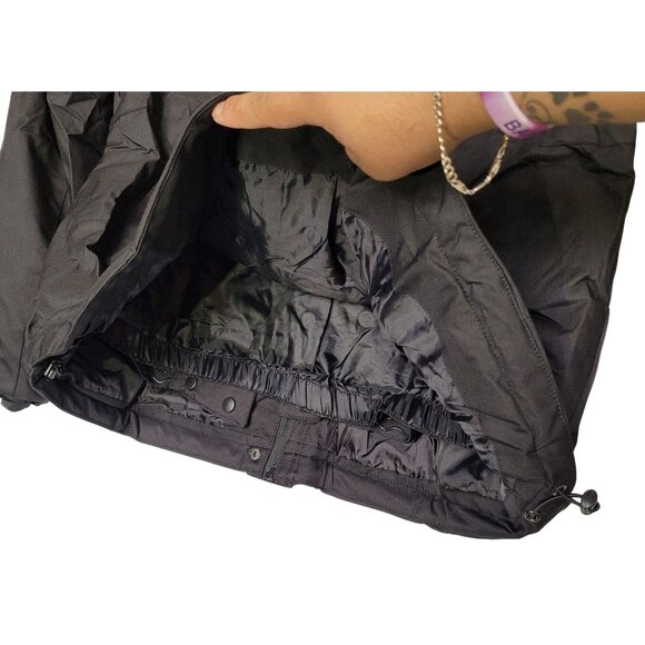 Women's Waterproof, Sky Jacket Windproof Hooded Raincoat For Winter Black X-Larg - Picture 13 of 15